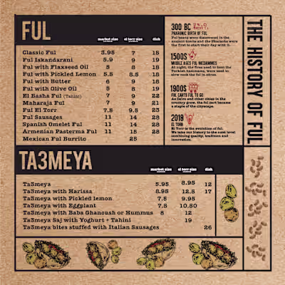 El Tor Menu IG Size Adaptation on Behance