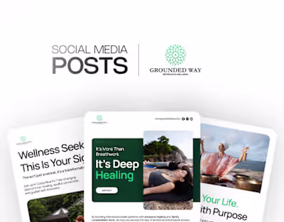 Social Media Posts - Grounded Way