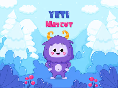 Yeti Mascot Character :: Behance