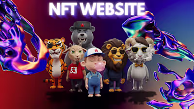 Interactive NFT Website Design