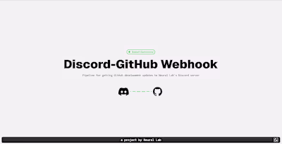 GitHub-Discord Webhook Integration