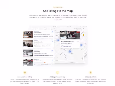 Explore, buy, and sell with Dogecoin