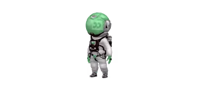 3D Interactive Astronaut Using Spline