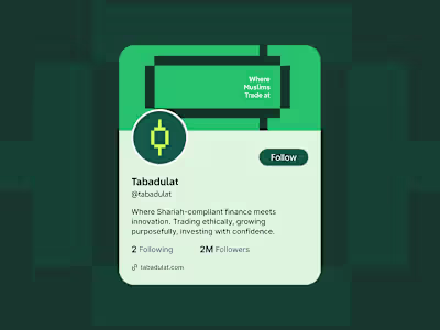 Halal Trading Platform Brand Identity | Arabic Fintech