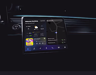 Voice Controlled Dashboard - UX Case Study