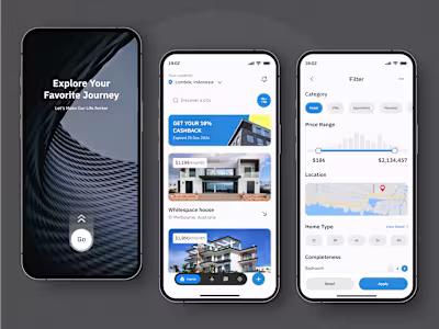 Sleek Hotel Booking App Design