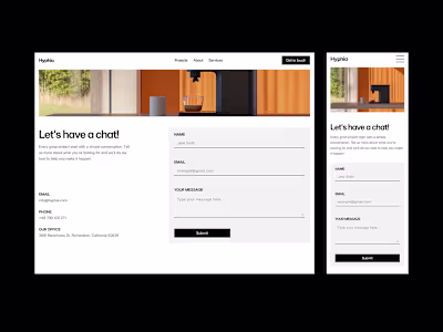 Architecture studio website design I
