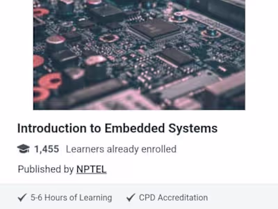 Introduction to Embedded Systems | Free Online Course | Alison