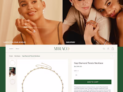 Shopify Website Product Detail Page Enhancements