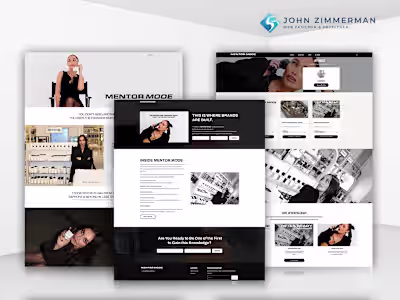 Custom Kajabi Website & Membership Build for Mentor Mode