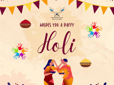 Happy Holi poster