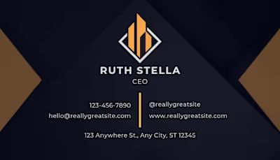 Corporate Business Card Design for Consulting Brand Clean co...