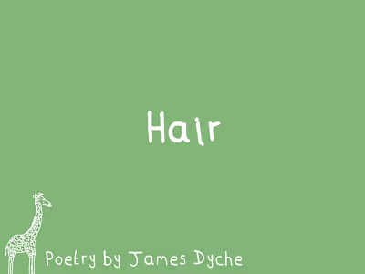 'Hair' Oh hair, up there, what are you doing? You are chaos ...