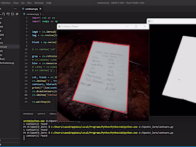 CamScanner/AdobeScan Clone using Python
