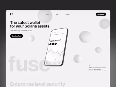 Fuse - Saas/Finance (Website)