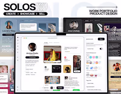 UI/UX | Solos'24 - Create, Showcase, & Sell