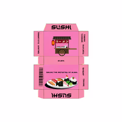 Digital Product Packaging Design for a Brand