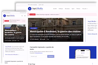 Regional media website with automated back office