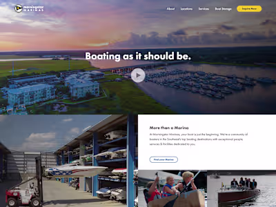 First-Class Marinas in the US | WordPress site customizations 