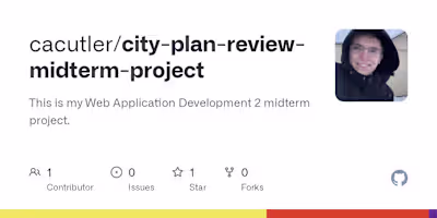 City Plan Review Web Application
