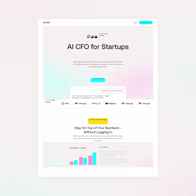 AI CFO Startup