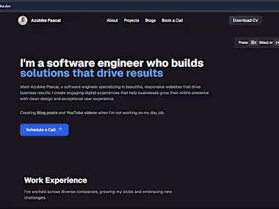 My Portfolio website