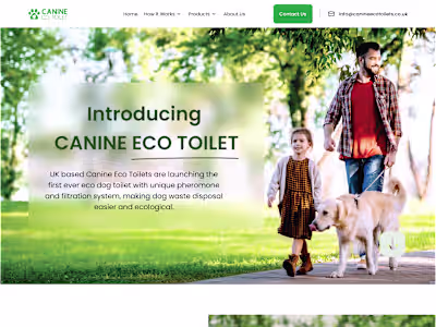 Canine Eco Toilet Website
