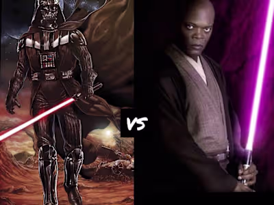 Darth Vader Vs. Mace Windu