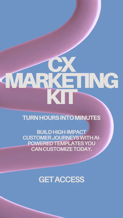 The CX Marketing Kit is