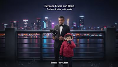 I’m working on a warm, cinematic bilingual voiceover (Arabic...