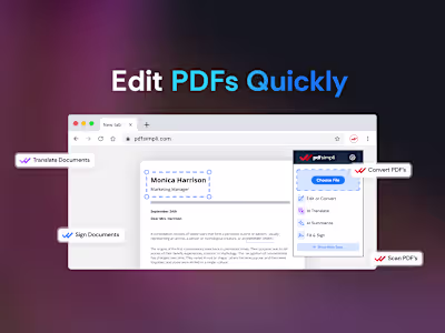 PDFSimpli Chrome Extension (Utility & AI)