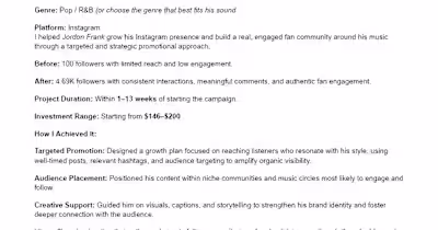 Instagram Growth Strategy for Jordon Frank