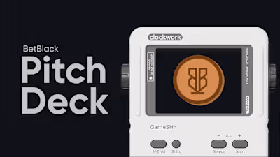 Pitch Deck Design for BetBlack Inc