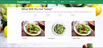 Fresh Food Website