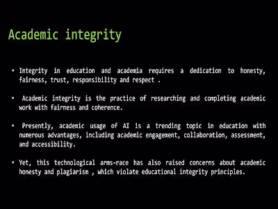 A.I. and Academic Integrity-WCC STEM Scholars Newsletter