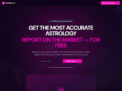 Soulfync AI - AI-Powered Astrology Reports