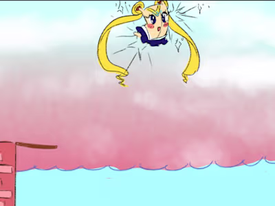 Drawing2 Plate 2 / What if Sailor Moon was a flour sack...? 