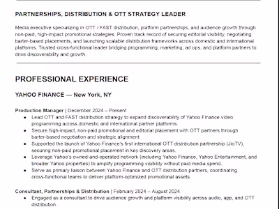 OTT & Media Distribution Strategy