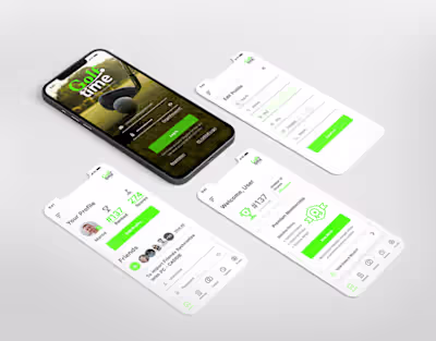 Golf Time - iOS app for golf enthusiast :: Behance