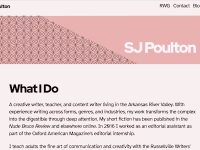 Blog Series on Writing and Personal Narratives