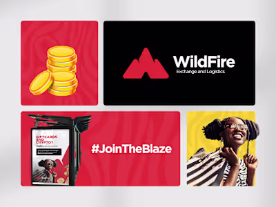 Logo Design and Branding For WildFire Exchange and Logistic