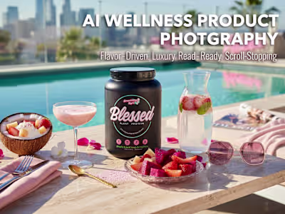 AI Wellness Product Photography Spec Work