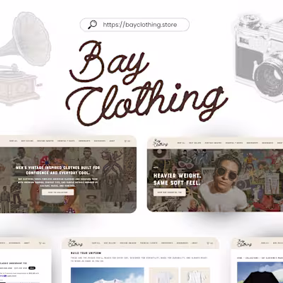 Just Launched 🎉 Bay Clothing a men's vintage inspired herit...