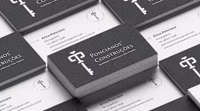 Brand Design - Poncianos’ Construções 🏡