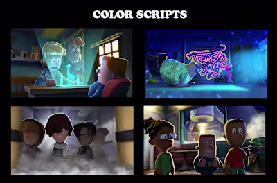 Big Nate Color Scripts