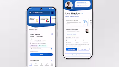 Bayt.com Job Search App Redesign