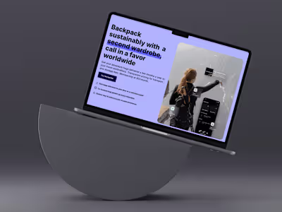 Hackglobe Landing Page Using Framer