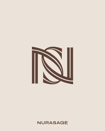 wellness brand Brand design called Nura Sage: