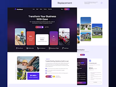 Multipurpose Landing Page Design