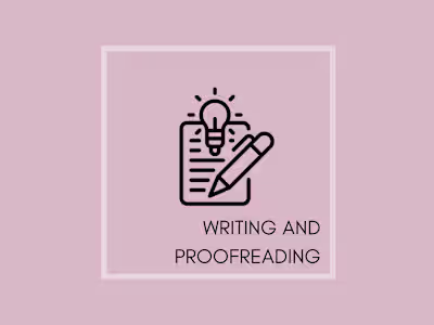 Writing and Proofreading